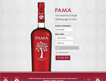 Tablet Screenshot of pamaliqueur.com